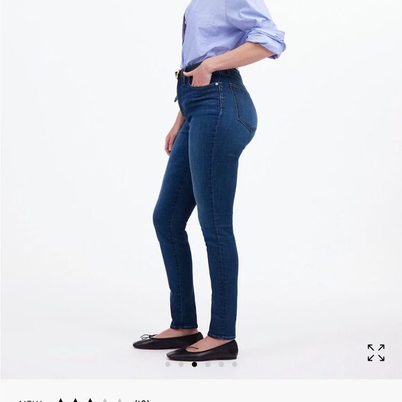 MADEWELL CURVY HIGH RISE SKINNY JEANS SIZE 29 - Picture 2 of 12